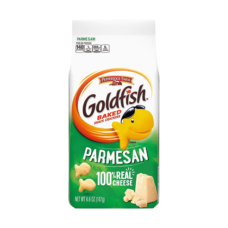 Goldfish ll baked snack crackers ll parmesan